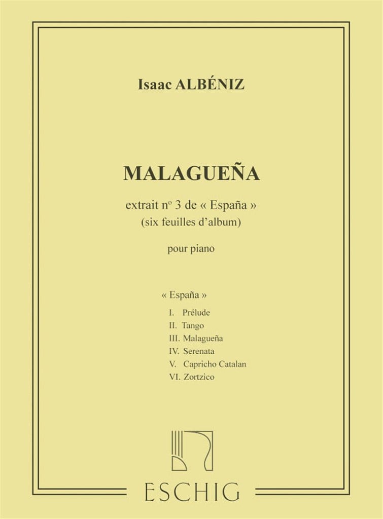 Espana Malaguena Piano